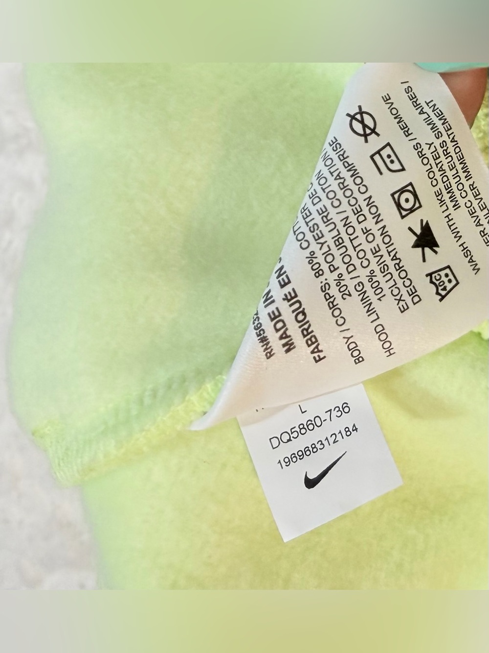 Women's Nike Sportswear Phoenix Fleece Oversized Pullover Hoodie - Size L - Picture 6 of 6